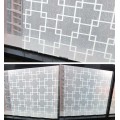 35" White Lattice Decorative Window Film